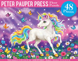 Peter Pauper Press - Unicorn World Kids' Floor Puzzle