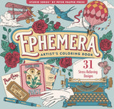 Peter Pauper Press - Ephemera Adult Coloring Book