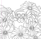 Peter Pauper Press - Goth Garden Adult Coloring Book