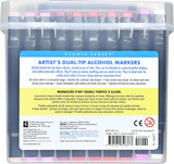 Peter Pauper Press - Studio Series Artist's Dual-Tip Alcohol Markers (Set of 60 colors)