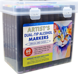 Peter Pauper Press - Studio Series Artist's Dual-Tip Alcohol Markers (Set of 60 colors)