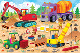 Peter Pauper Press - Construction Site Kids' Floor Puzzle