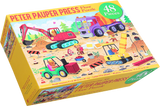 Peter Pauper Press - Construction Site Kids' Floor Puzzle