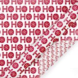30" x 10' Holiday Reversible Wrapping Paper Bundle (4-pack) | Merry Santa Ho Ho