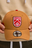 Cavalry 9FORTY Panama Tan & Red with Shield Curved Brim | Adult
