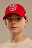 Cavalry 9FORTY Red Curved Brim with Shield | Child