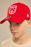 Cavalry 9FORTY Red Curved Brim with Shield | Child