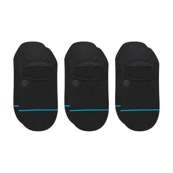 Stance - ICON NO SHOW SOCKS 3 PACK - Black