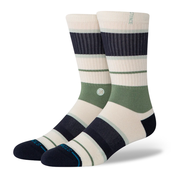 Stance - Striped Delight Crew Socks - Canvas