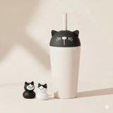 Asobu - Cat Bestie Vacuum Insulated Straw Tumbler 24oz