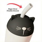 Asobu - Cat Bestie Vacuum Insulated Straw Tumbler 24oz