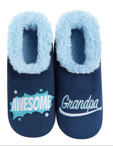 Snoozies Men's Awesome Grandpa Slippers