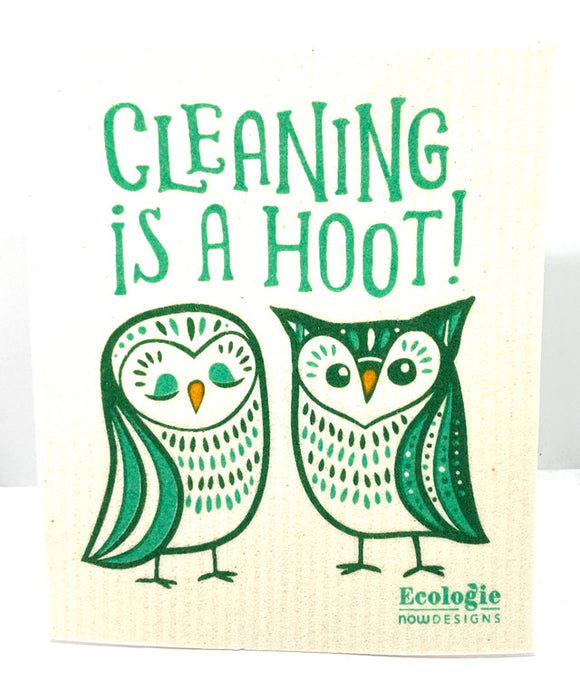 Cleaning Is A Hoot Swedish Dish Cloth
