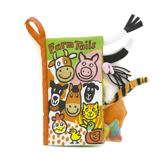 Jellycat Farm Tails Soft Book