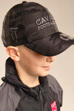 Cavalry 9Forty Black Camo with Subtle Grey Wordmark | Youth