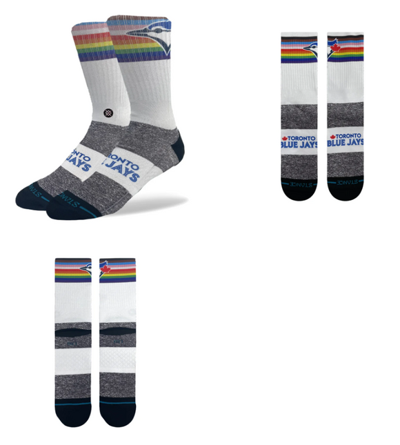 Stance - Toronto Blue Jays Pride Crew Socks