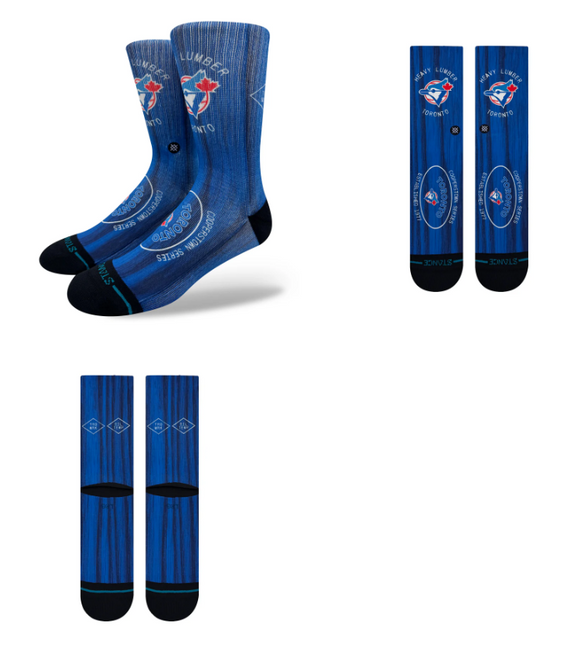 Stance - Toronto Blue Jays Lumber Crew Socks