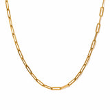 Lover's Tempo - WATERPROOF Bold Paperclip Necklace - Gold