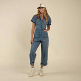 Sendero Provisions Co. - The Dolly Jumpsuit - Medium Indigo