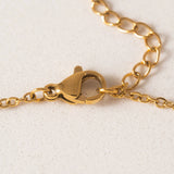 Lover's Tempo -  WATERPROOF Cove Pearl Necklace - Gold