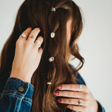 K'lani - "Tide" Seashell Beach Vibe Hair Tie Rings