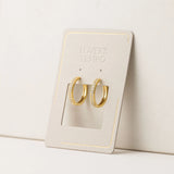 Desi 20mm Hoop Earrings - Gold