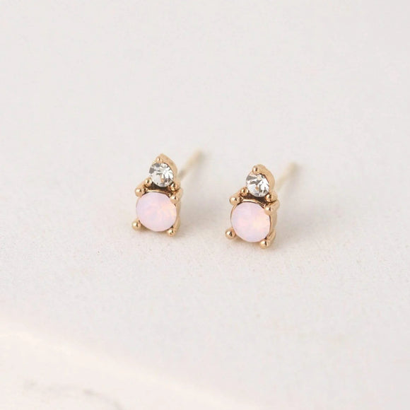 Dolce Stud Earrings - Pink