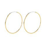 Bambu - Keke 1" Hoop Earrings