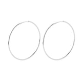 Bambu - Keke 1" Hoop Earrings