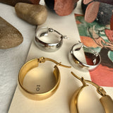 Pika & Bear "Sybil" 18mm Hoop Earrings