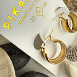 Pika & Bear "Sybil" 18mm Hoop Earrings