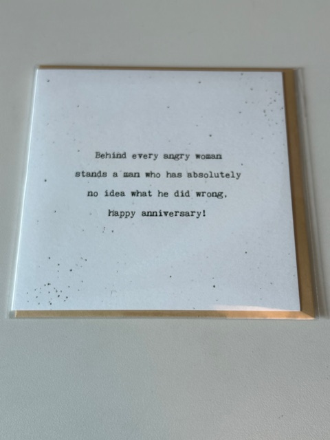 Cedar Mountain - Stationery - Little Gem Card - Behind Every Angry Woman