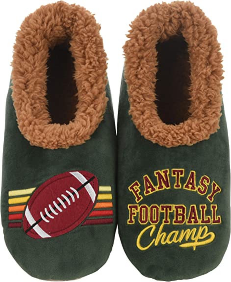 Snoozies Men's Fantasy Football Slippers