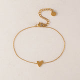 Lover's Tempo -  WATERPROOF Flirt Heart Bracelet - Gold