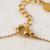 Lover's Tempo -  WATERPROOF Flirt Heart Bracelet - Gold