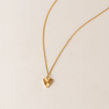 Lover's Tempo - WATERPROOF Fluted Heart Necklace