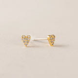 Lover's Tempo - Flutter Heart Stud Earrings