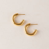 Lover's Tempo - WATERPROOF Friday Hoop Earrings - Gold
