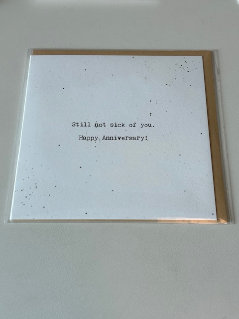 Cedar Mountain - Stationery - Little Gem Card - Still Not Sick Of You