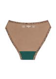 Huha - High Rise Bikini - Leopard Tan