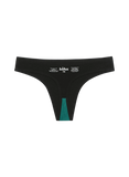 Huha - Seamless Low-Mid Rise Thong - Black