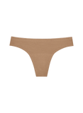 Huha - Seamless Low-Mid Rise Thong - Tan