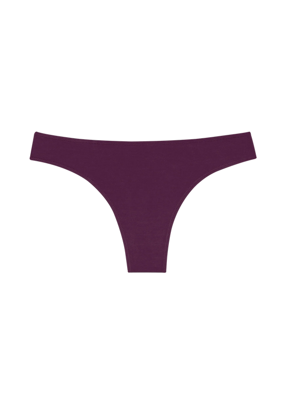 Huha - Low Profile Thong Mineral Undies - Plum