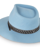 Kooringal - Women's Felt Wide Brim - Phoenix - Faded Denim Blue- Medium