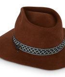 Kooringal - Women's Felt Wide Brim - Phoenix - Chestnut
