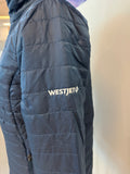 WestJet Branded Packable Puffer Jacket - Ladies -Navy/White Logo