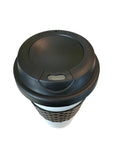 Colour Banded Coffee Cup - 16 oz