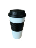 Colour Banded Coffee Cup - 16 oz