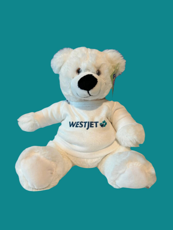 WestJet Bear Plush - White