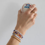 Jenny Be Free - Bracelet: Toronto Blue Jays Stack